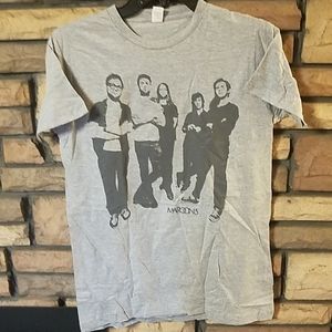 Maroon 5 shirt short sleeve concert tour exclusive graphics GRAY B4